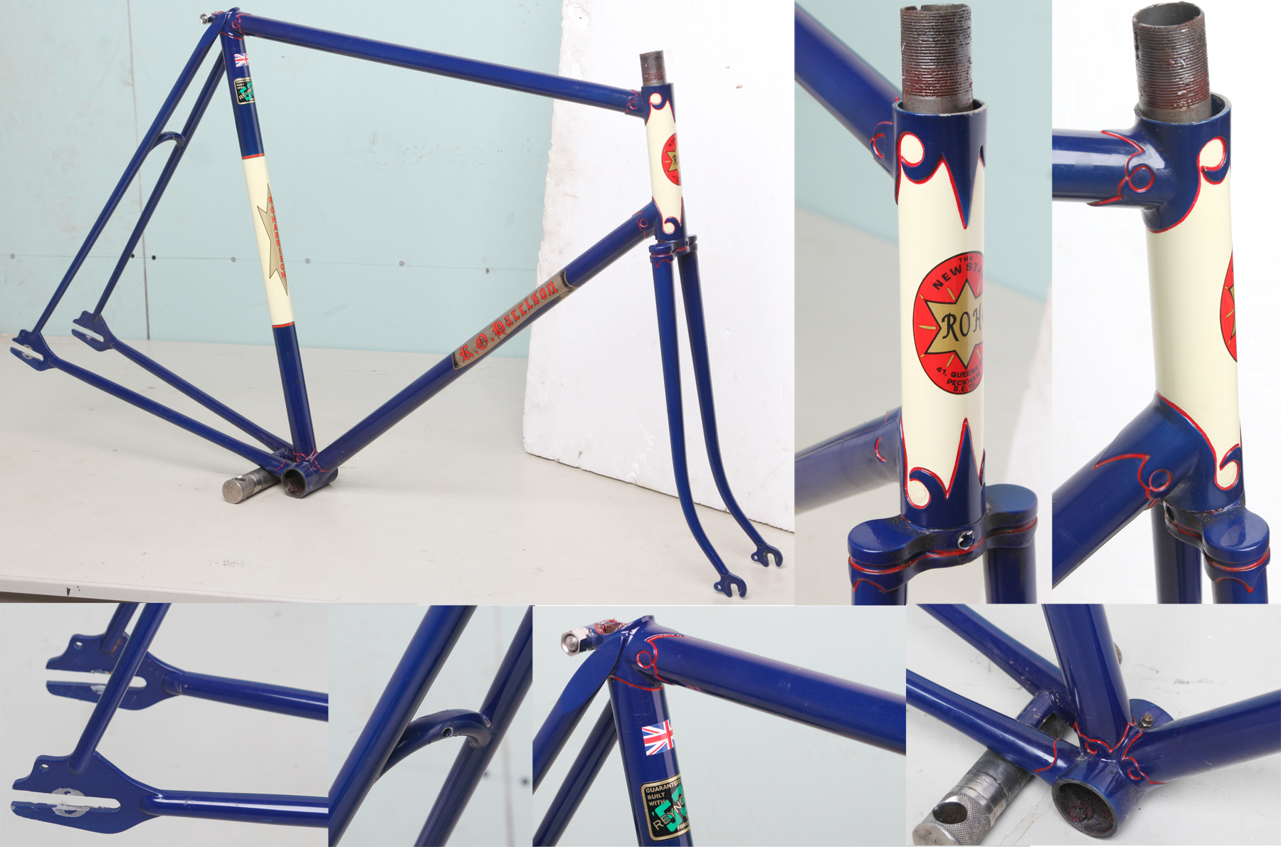 Hilary Stone Classic Track & RoadTrack Frames pre1970